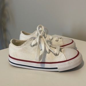 Converse - toddler size 8 white